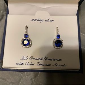 Belk sterling silver earrings NWT